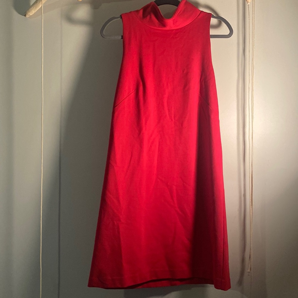 Ann Taylor Size S Red Sleeveless dress.